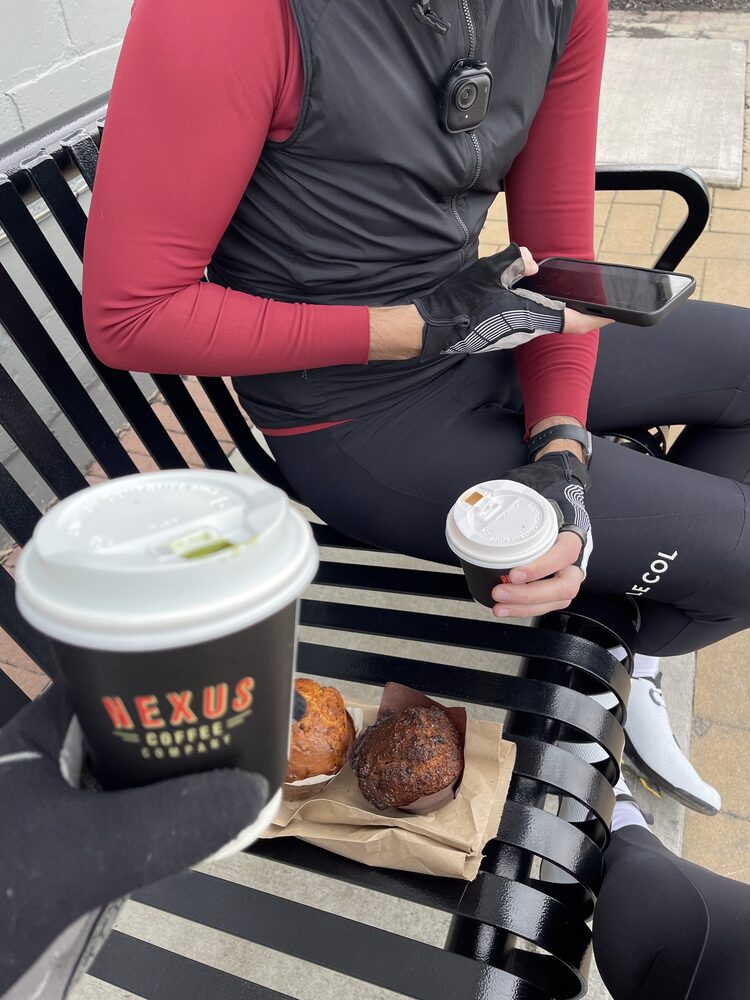 Coffee and baked goods from Nexus Coffee in Port Perry